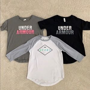 Girls under armor shirt bundle